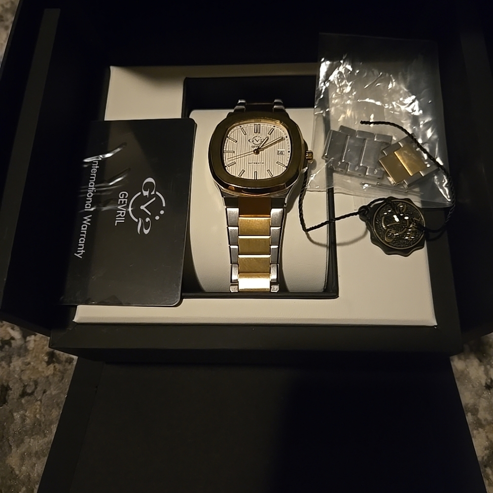 Gevril 2 tone watch